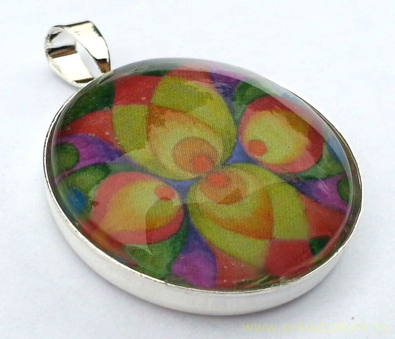 Tulipános medál, mandala
