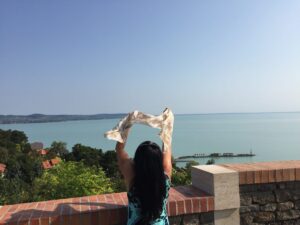 A Balaton Tihanynál
